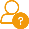Participant and question mark icon